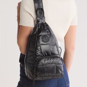 Pajar Black Quilted Backpack